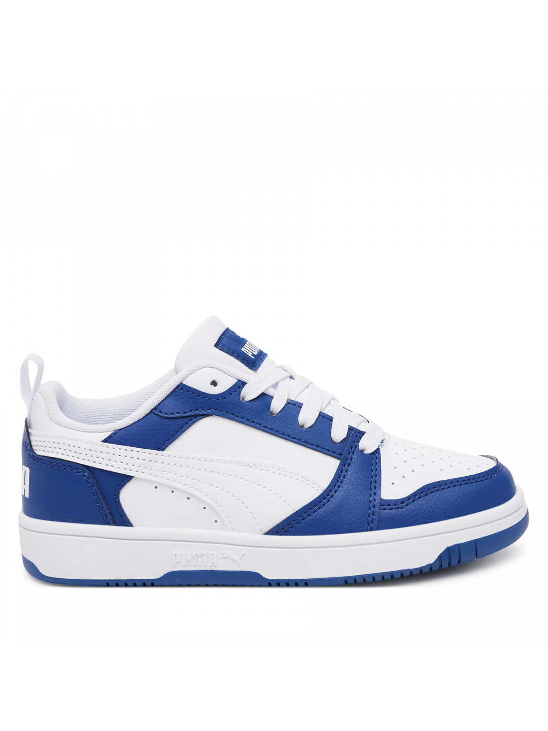 Sneakersy Puma Rebound V6 Lo Jr 393833 21 Bílá